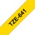 BROTHER szalag TZe-641, Sárga alapon Fekete, Laminált, 18mm 0.7", 8 méter