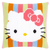Cross Stitch Kit: Cushion: Hello Kitty: Striped