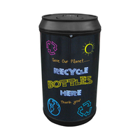 Drinks Can Recycling Bin - 90 Litre - Bottles - Plastic Liner