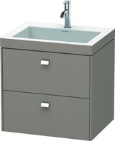 DURAVIT BR4605O1043 Waschtischunterbau BRIOSO 613x600x480mm m WT Vero Air Gri ch