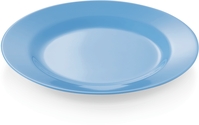 Teller, flach, Ø 23 cm, blau, Melamin