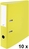 BÜROLINE Ordner 7cm 670084 gelb, 10 Stück A4