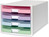 HAN Schubladenbox IMPULS A4/C4 1013-129 weiss/pastell, 4 Schubladen