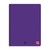 PLEIN CIEL Cahier piqûre 21x29,7cm 96 pages grands carreaux Seyès 90g. Couverture polypro Violet