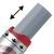 Pentel Whiteboard Marker Bullet Tip 3mm Line Red (Pack 12)