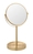 WENKO Standspiegel Alata Gold matt, Ø 17 cm, mit 3-fach Vergrößerung