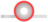 Isolierter Ringkabelschuh, 0,3-0,4 mm², AWG 22, 7.92 mm, M8, rot