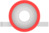 Isolierter Ringkabelschuh, 0,3-1,42 mm², AWG 22, 4.17 mm, M4, rot
