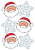 HERMA 15261 Stickers DECOR kerstman groet Bild 2