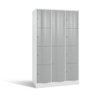 C+P XL-Schließfachschrank Resisto, 3 Abteile, H1950B1148T640 mm