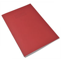 EXERCISE BOOK A4 GENERL RLD RED P100