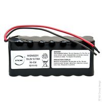 Pack(s) Batterie Nicd 16x AA 16S1P ST2 19.2V 700mAh F150