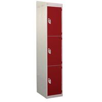 Standard lockers with sloping top