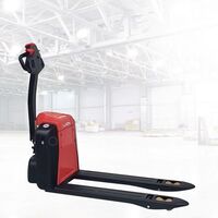 1500kg fully electric lithium powered pallet truck, 540 x 1150mm forks
