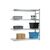 Zinc plated boltless steel longspan shelving - up to 350kg - Add on bays with one upright frame and 4 shelves