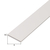 Flachstange, PVC weiß, LxBxS 2000 x 20 x 2 mm