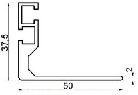 Knürr(Vertiv) Schrank kzub/Smaract,L-Schiene,T 560,L=528mm, Paarweise,