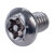 Affix Security Screw Button Head Pin Recess T Drive T20 A2 S/S M4 6mm PK100