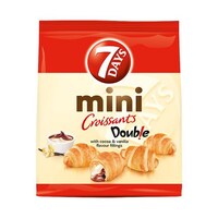 Croissant 7DAYS mini kakaós és vanília ízű töltelékkel 200g