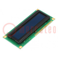 Display: OLED; grafisch; 2,4"; 100x16; Afm: 80x36x10mm; wit; PIN: 16