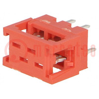 Micro-MaTch; adapter; PIN: 4; IDC,THT; on PCBs,for ribbon cable