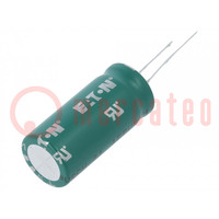 Supercondensator; THT; 60F; 2,7VDC; -10÷30%; Ø18x42mm; 18mΩ; 110uA