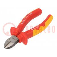 Pliers; side,cutting,insulated; 140mm