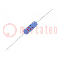Resistor: metal oxide; 22Ω; 5W; ±5%; Ø6.5x17.5mm; -55÷155°C