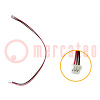 Cable; PIN: 3; MOLEX; Contacts ph: 1.25mm; L: 150mm