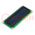 Display: OLED; grafisch; 2,4"; 100x16; Afm: 80x36x10mm; wit; PIN: 16