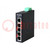 Switch Ethernet; ingérable; Nombre de ports: 5; 12÷48VDC; RJ45