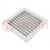 Filter; Cutout: 125x125mm; D: 26mm; IP54; Mounting: push-in; grey