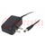 Power supply: switched-mode; mains,plug; 6VDC; 0.83A; 5W; 76%