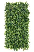 Artificial Lush Green Leaf Wall Panel - 100cm x 50cm, Green