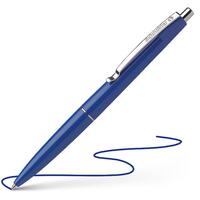 Kugelschreiber Office, Druckmechanik, Ausführung Mine: M, blau, Farbe des Schaftes: blau