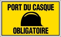 PANNEAU ''PORT DU CASQUE OBLIGATOIRE'' - NOVAP - 4160436