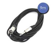 CÂBLE 9M - JACK MONO MÂLE - XLR 3 PIN MÂLE POWER ACOUSTICS - ACCESSOIRES