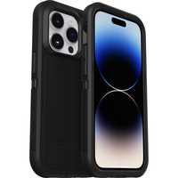 OtterBox Defender XT Case for iPhone 14 Pro with MagSafe, Shockproof, Drop proof, Ultra-Rugged, Protective Case, 5x Tested to Military Standard, Black, No Retail Packaging