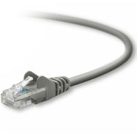 Belkin CAT5e Patch Cable Snagless Molded Netzwerkkabel Grau 1 m U/UTP (UTP)