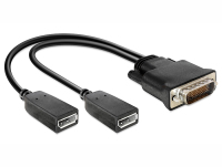 DeLOCK 65354 Videokabel-Adapter DMS 2 x DisplayPort Schwarz