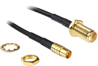 DeLOCK 88577 coax-kabel 0,2 m SMA MCX Zwart