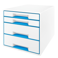 Leitz 52131036 desk drawer organizer Blue,Metallic
