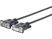 Vivolink PRORS5 Serien-Kabel Schwarz 5 m RS-232