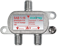 Axing SAB 1-16 Divisor de señal para cable coaxial Aluminio