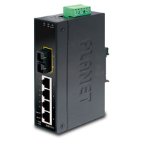 PLANET ISW-511S15 łącza sieciowe Nie zarządzany L2 Fast Ethernet (10/100) Czarny