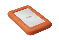 LaCie Rugged Mini external hard drive 1 TB Orange, Silver