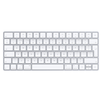 Apple Magic Keyboard Tastatur Bluetooth QWERTY UK Englisch Silber, Weiß