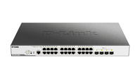 D-Link DGS-3000-28XMP switch di rete Gestito L2 Gigabit Ethernet (10/100/1000) Supporto Power over Ethernet (PoE) 1U Nero