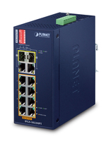 PLANET IFGS-1022HPT switch di rete Non gestito Fast Ethernet (10/100) Supporto Power over Ethernet (PoE) Blu