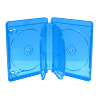 MediaRange BOX38-6-30 CD-Hülle DVD-Hülle 6 Disks Blau